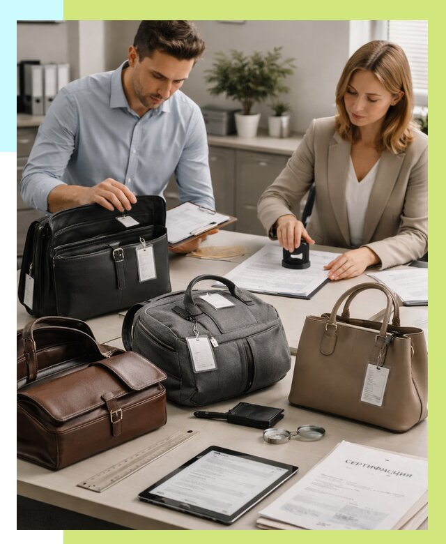 Сертификация сумок в Ахтубинске от 7766 руб. | Алешин-Хтб