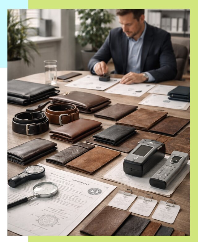 Сертификация кожаных изделий в Ахтубинске от 12426 р. | Алешин-Хтб