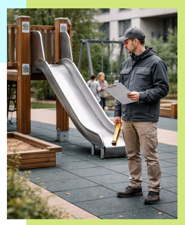 Сертификация детских площадок в Ахтубинске от 25888 р. | Алешин-Хтб