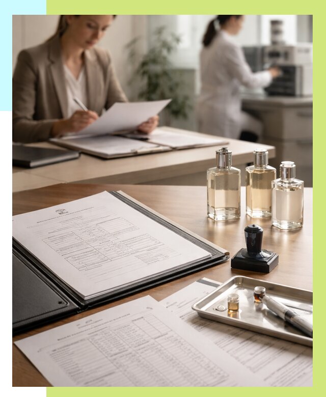 Сертификация парфюмерии в Ахтубинске от 15533 р. | Алешин-Хтб