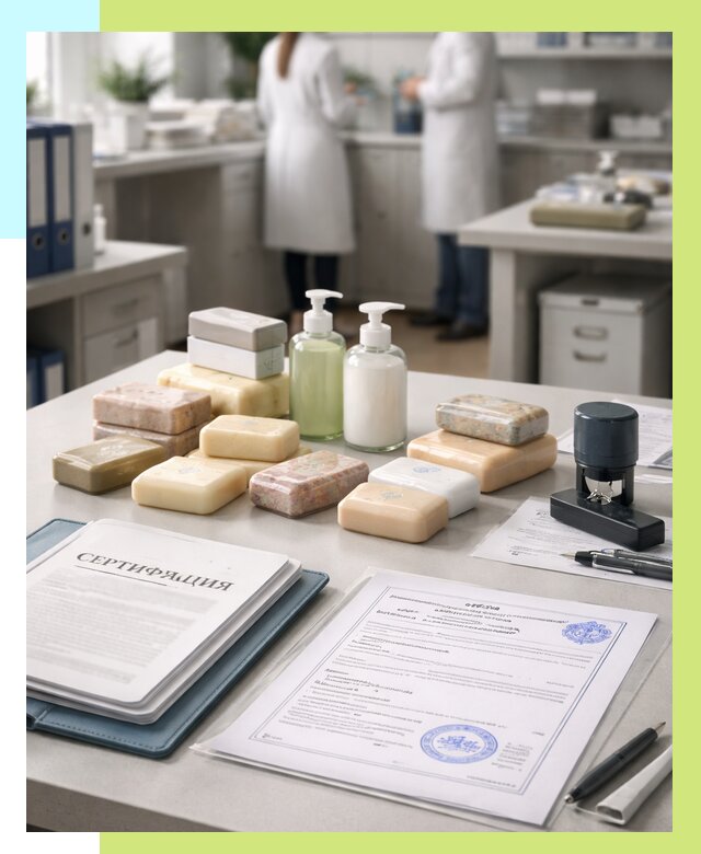 Сертификация мыла и сертификат на мыло в Ахтубинске от 12426 | Алешин-Хтб