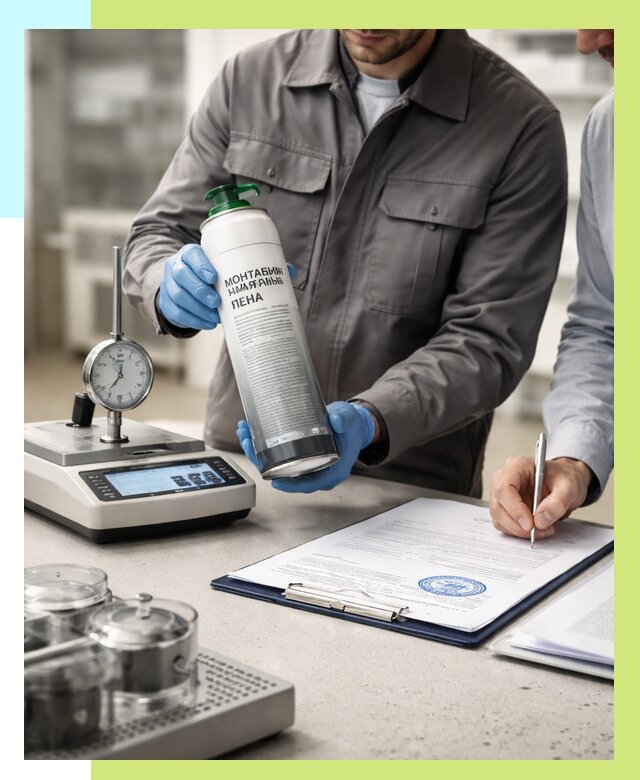 Сертификация монтажной пены в Ахтубинске от 15533 р. | Алешин-Хтб