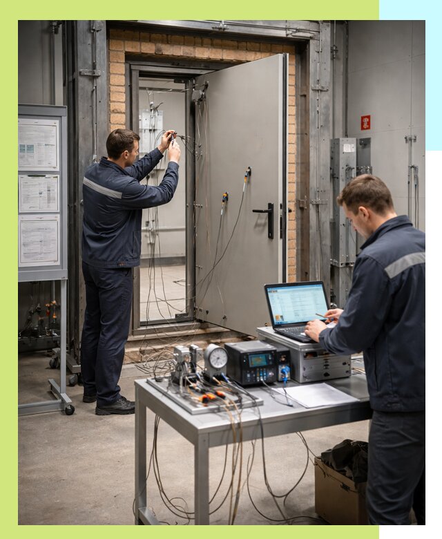 Сертификация противопожарных дверей в Ахтубинске по ГОСТ и ТР