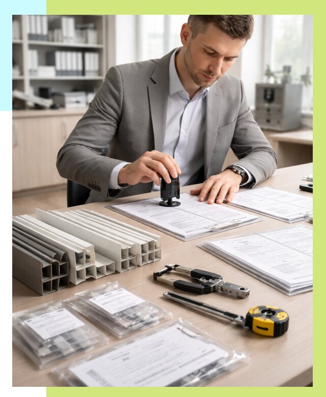 Сертификация ПВХ продукции в Ахтубинске от 8802 р., Алешин-Хтб