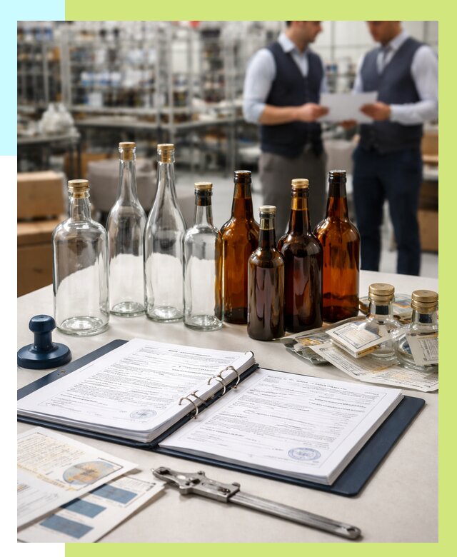 Сертификация стеклянных бутылок в Ахтубинске от 25888 р. | Алешин-Хтб