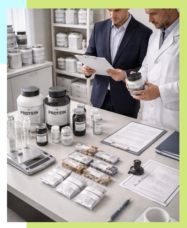 Сертификация спортивного питания в Ахтубинске от 15533 р., Алешин-Хтб