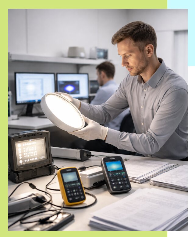 Сертификация светильников в Ахтубинске: испытания и оформление