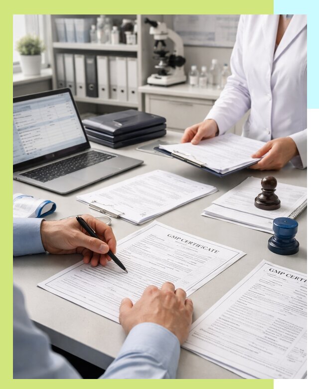 Оформление сертификата GMP в Ахтубинске для фармпроизводства