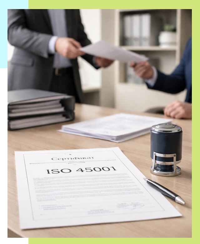 Сертификат ISO 45001 в Ахтубинске под ключ от 46598 р. | Алешин-Хтб