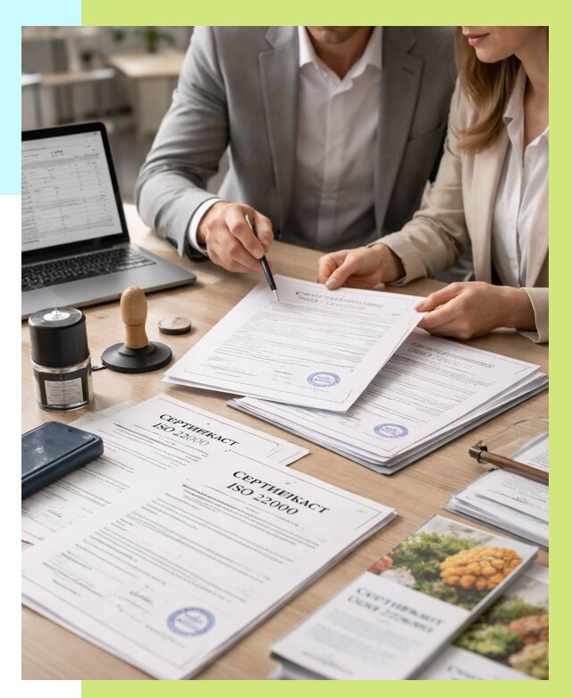 Сертификат ISO 22000 в Ахтубинске от 41420 р. под ключ | Алешин-Хтб